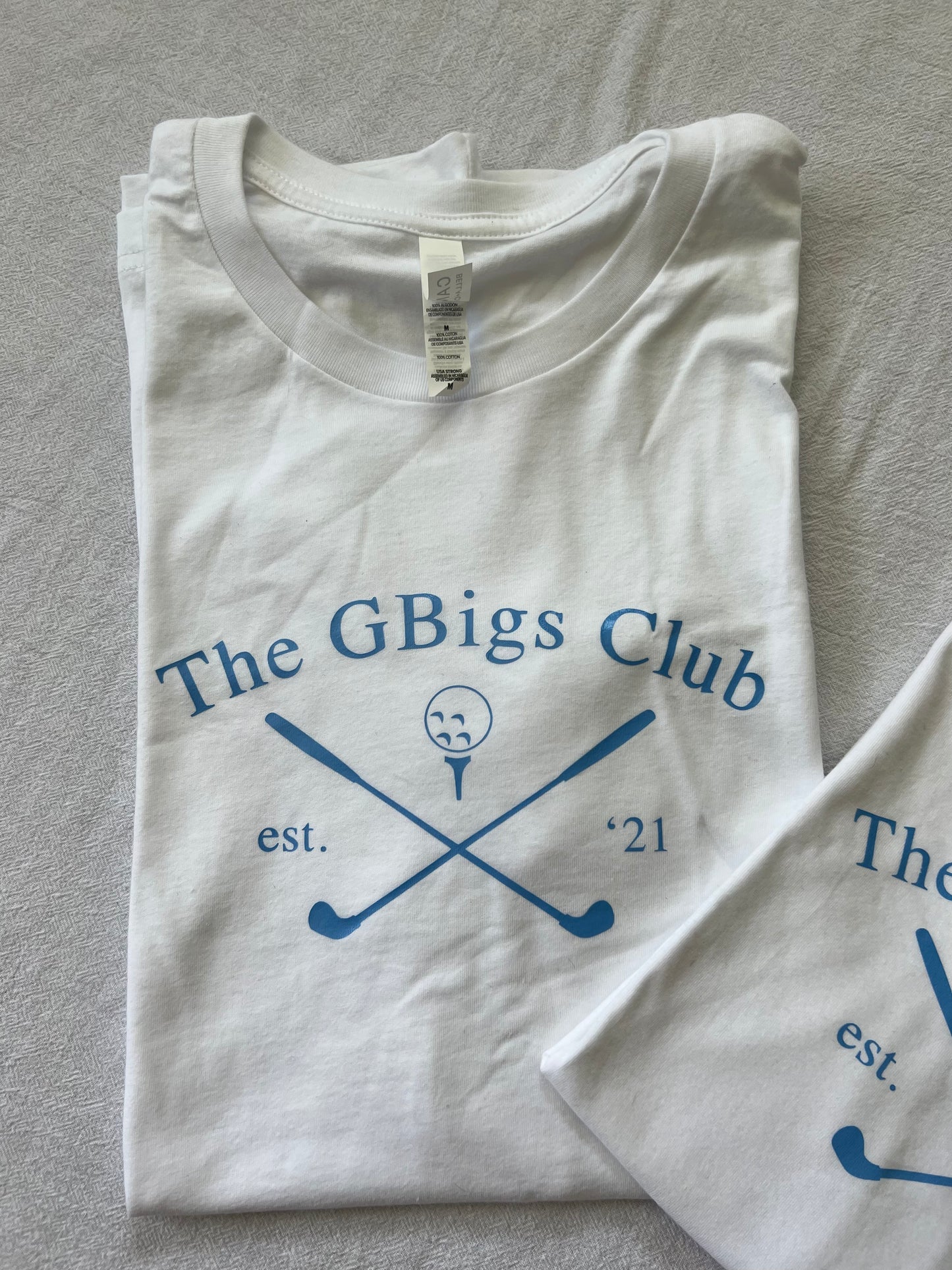 Country Club Big & Little Reveal Tees: (SAMPLE SALE)