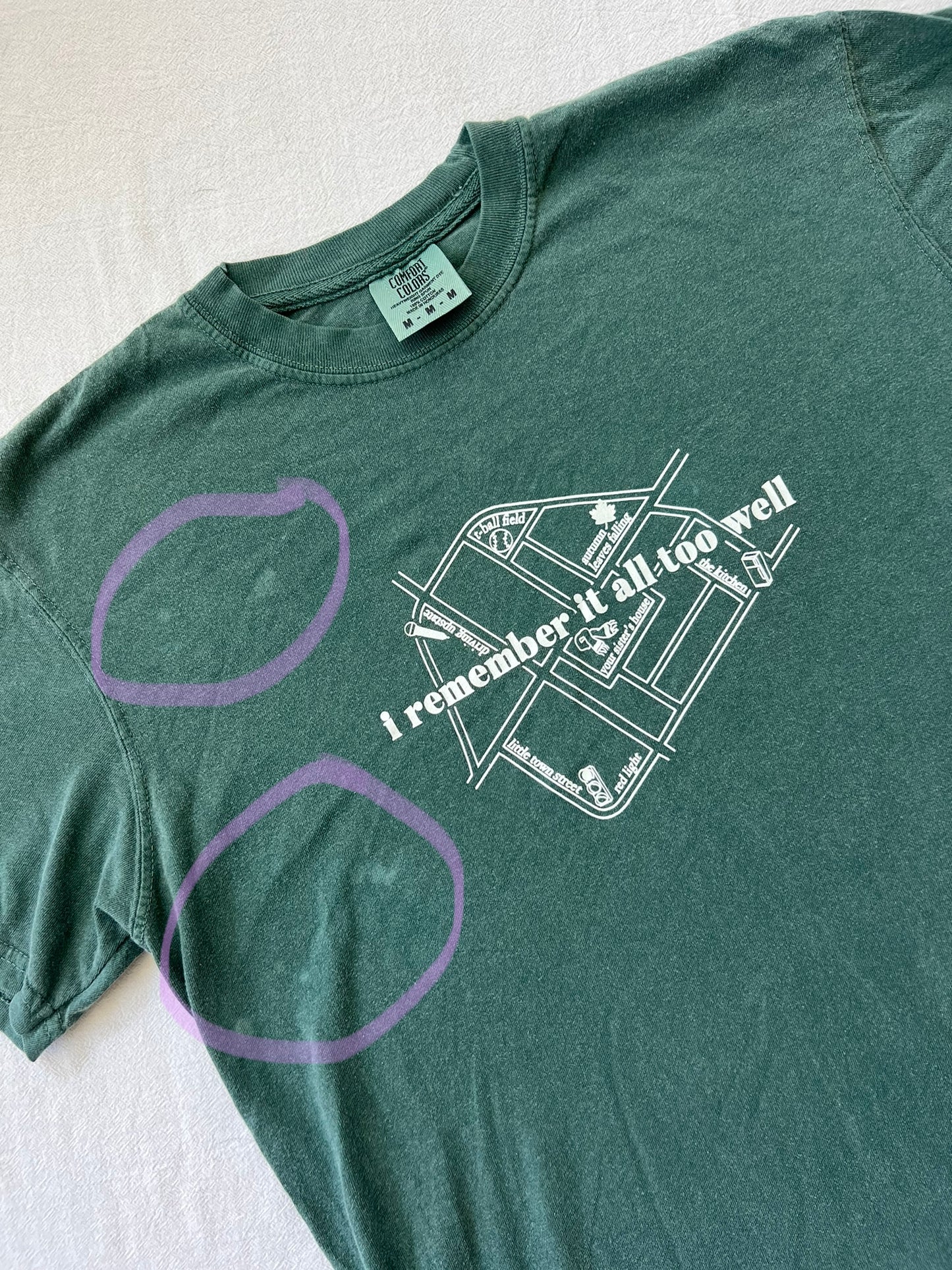 ATW Map It Out Tee: Size M, Spruce (OOPSIE SHIRT)