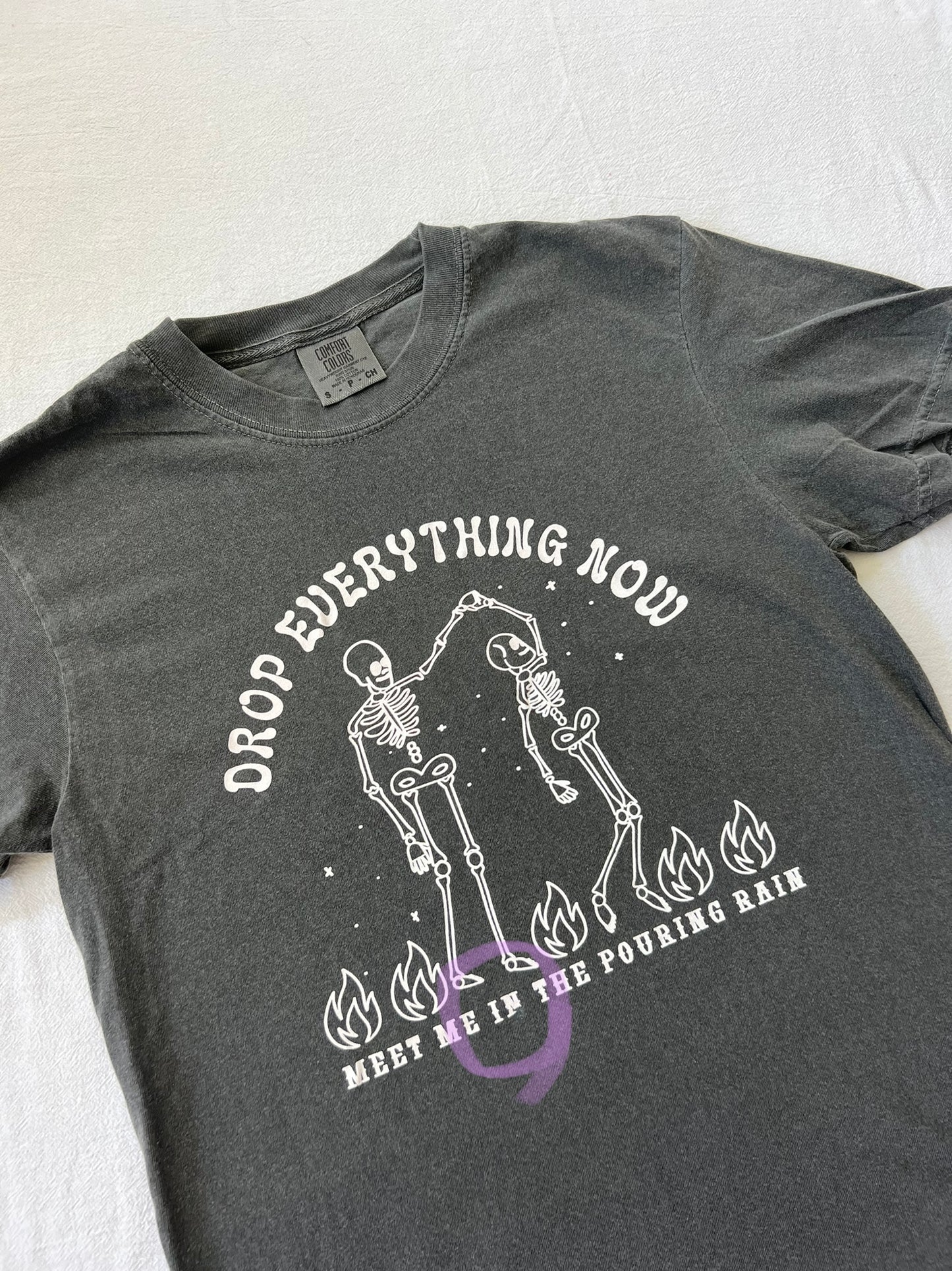 Drop Everything Now Tee: Size S (OOPSIE SHIRT)