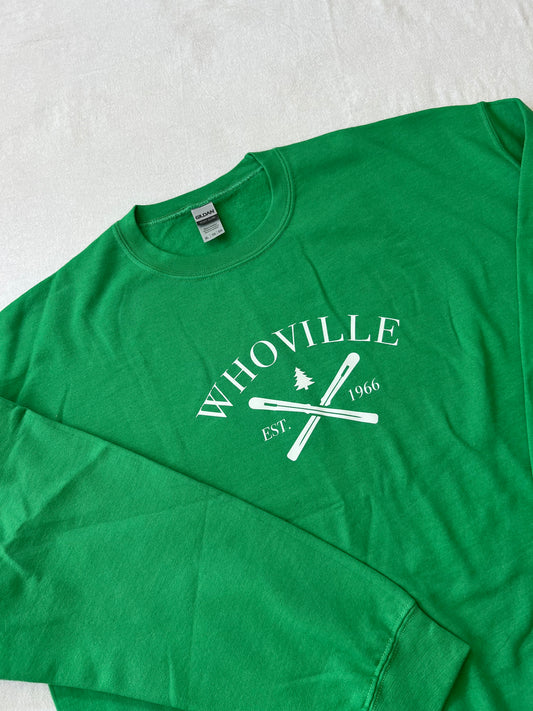 Whoville Country Club Crewneck: Size XL (SAMPLE SALE)