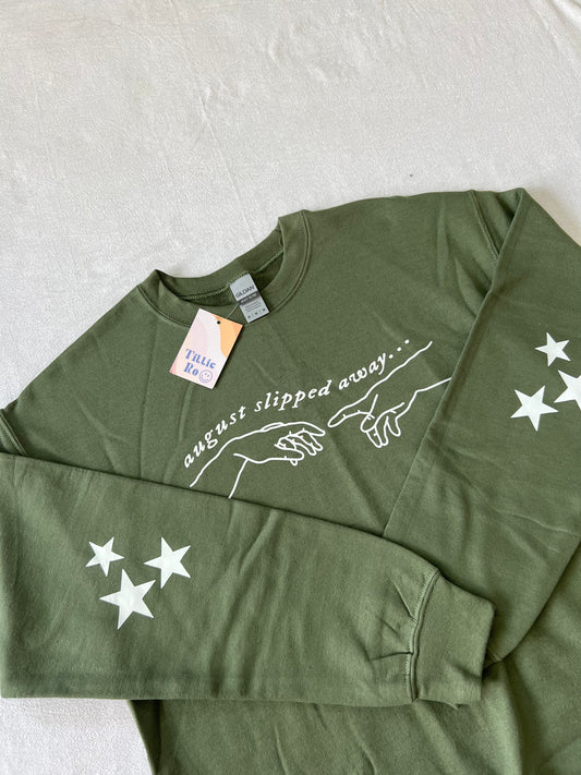 August Crew: Size M, Olive (SAMPLE SALE)