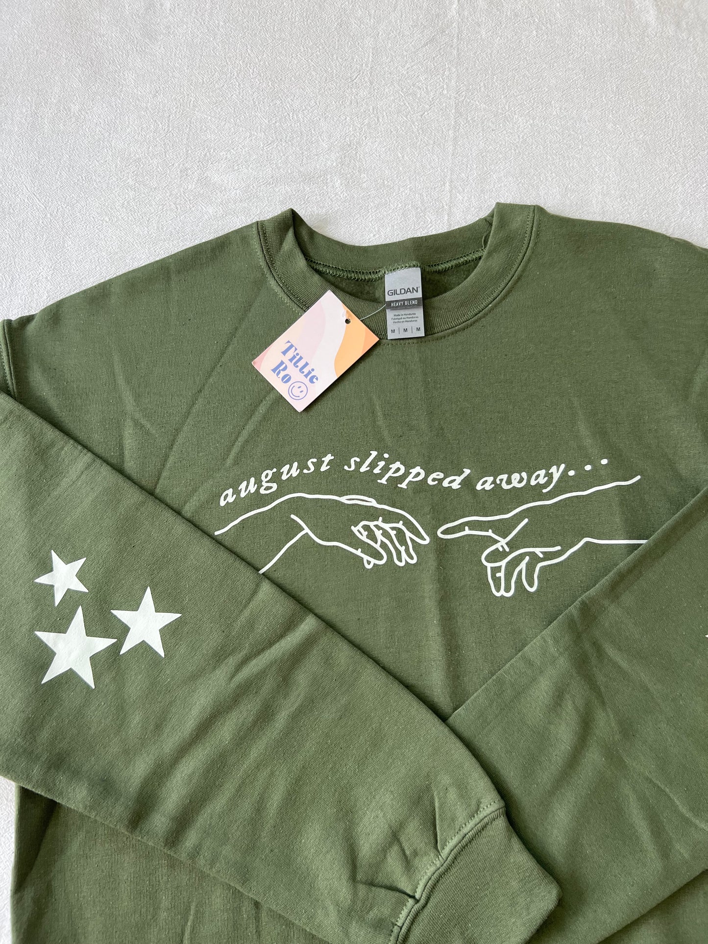 August Crew: Size M, Olive (SAMPLE SALE)