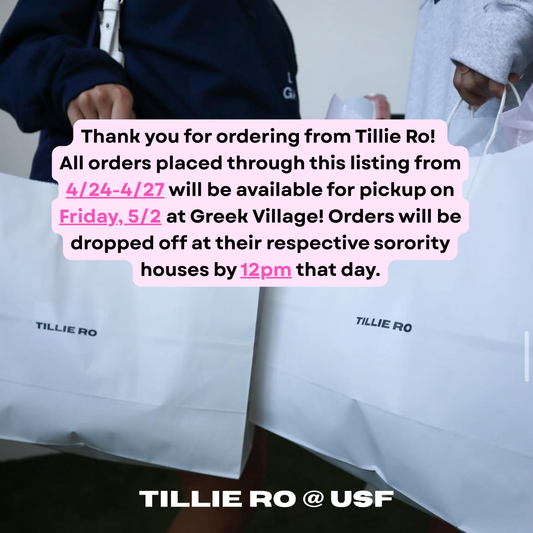 USF 5/2 Greek Village Pickup (UNIVERSITY OF SOUTH FLORIDA *IN-PERSON* PICKUP)