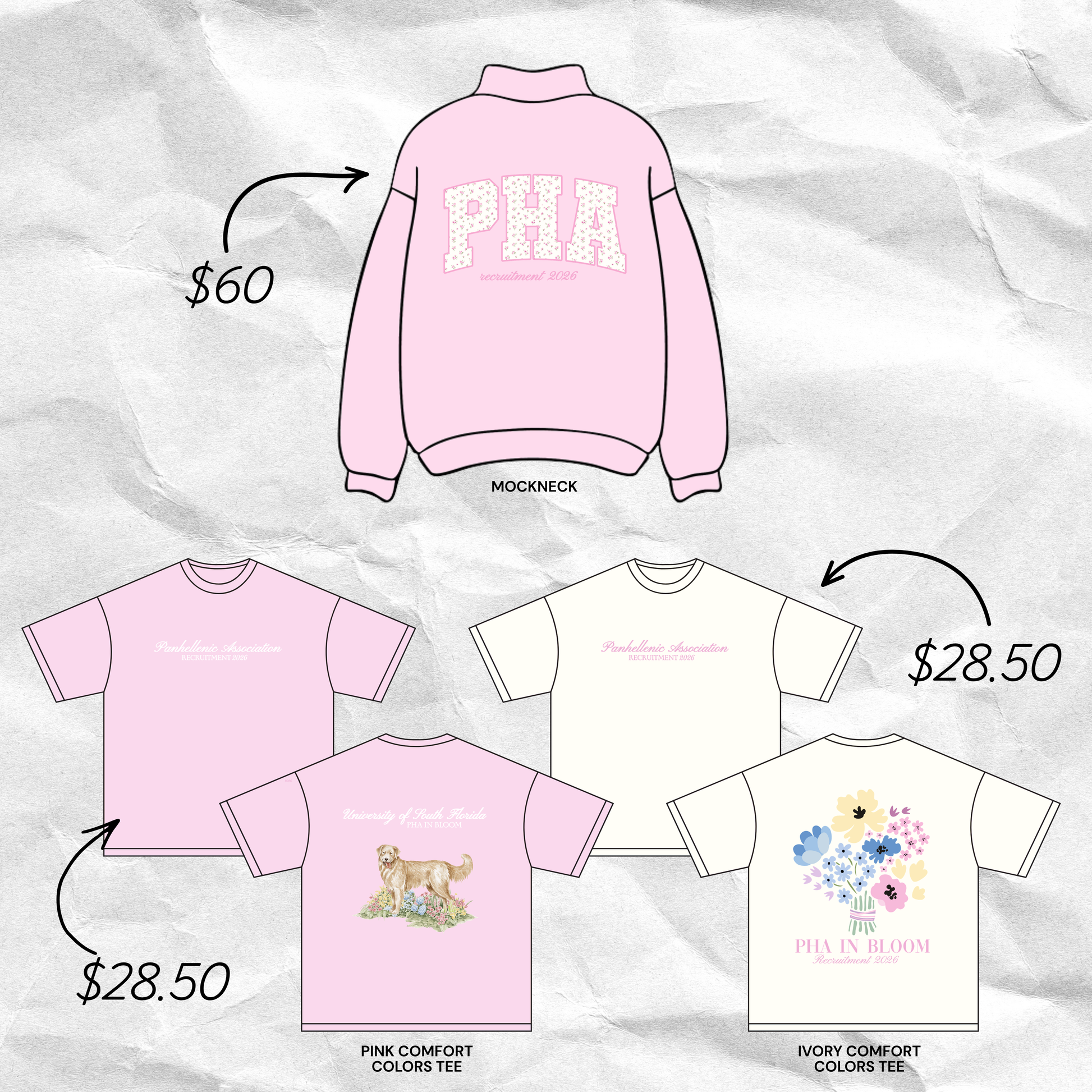 USF Panhellenic Merch Fall 2026