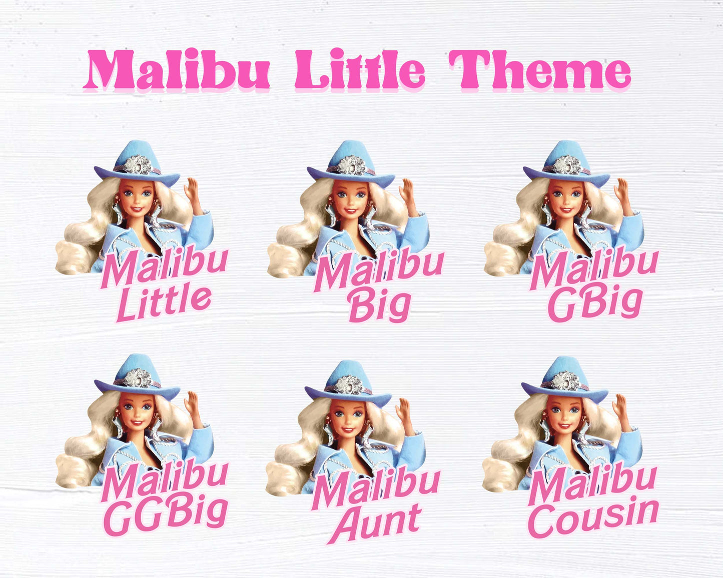 Malibu Big & Little Tees