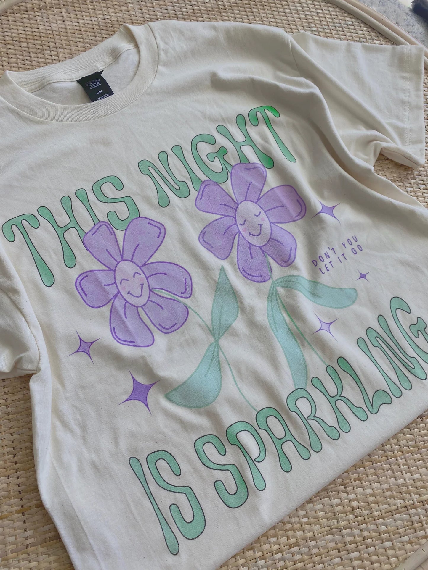 This Night Is Sparkling Comfort Colors Tee